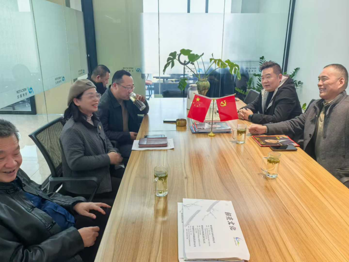 韶亮文化科技董事长於正海一行走访安徽盈达