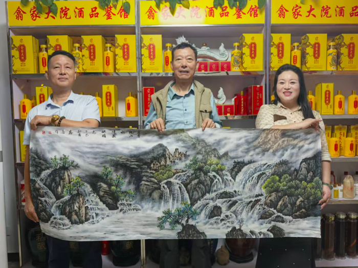 翕家大院酒举办“庆国庆、迎中秋”名家笔会，音邦杰等艺术名家共庆佳节