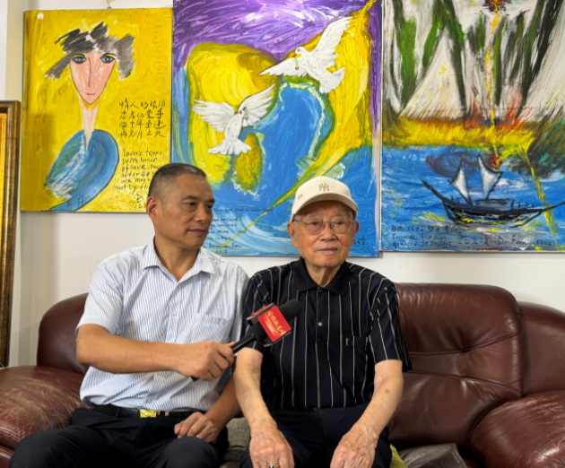 安徽报道网於正海一行莅临上海，与范光陵院士共庆国庆探讨孝道文化