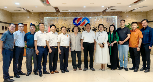 聚力民企共谋发展 张维新一行走访安徽省企业发展研究会座谈交流