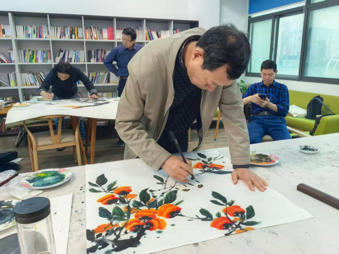 翰墨飘香润包河 丹青溢彩绘华章——安徽省个民协书画院送文化走进包河区