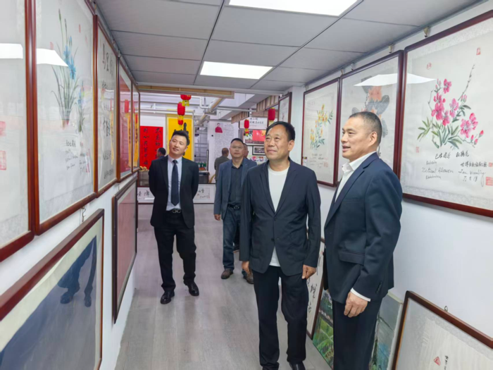 淮南古沟商会到访安徽韶亮文化 共商资源共享与家乡发展新机遇