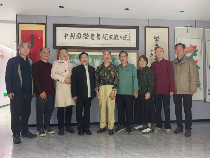 翰墨聚贤 武魂润心｜中国国际书画院安徽分院海灯武魂安徽会客厅举办名家笔会